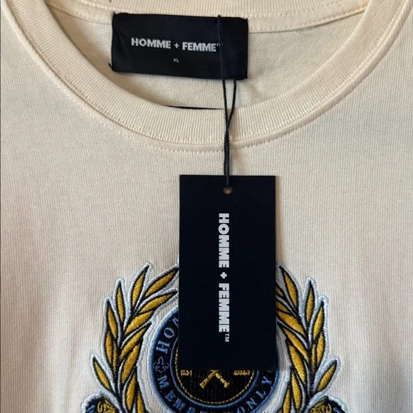 Homme + Femme Embroidered T-Shirt - Picture 3 of 5